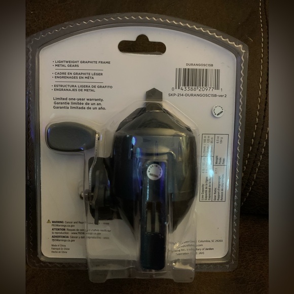 New SHAKESPEARE Durango Fishing REEL SC15B Graphite frame Metal gears - Picture 3 of 8